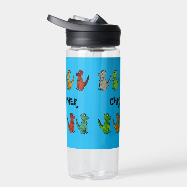 Customised Dino Water Bottle For Kids (Right)