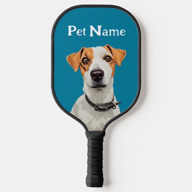 Customised Dog Pickleball Check Description Pickleball Paddle (Back)