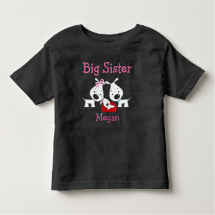 Customised Dogs Big Sister T-shirt