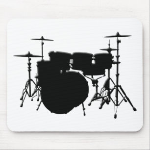 Customised Drum Set Mouse Pad
