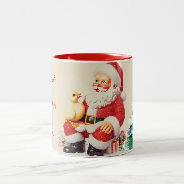 Customised Ducky Christmas Mug (Center)