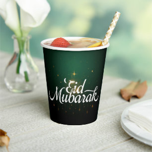 Customised Eid Mubarak Paper cups EID DECOR