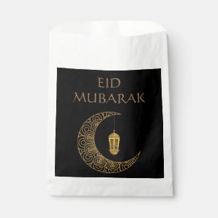 Customised Eid Mubarak with Decorated Crescent  Favour Bag