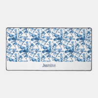 Customised Elegant Chic Vintage Blue Rose Floral