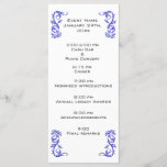 Customised Event program template<br><div class="desc">Fully customisable event program or agenda card for formal dinner,  wedding reception or any other event. Simple,  elegant and affordable way of delivering the information. Any redistribution or copying of copyrighted material for commercial use requires permission of copyright owner</div>