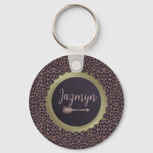 Customised Exotic Stylish Leopard  Key Ring