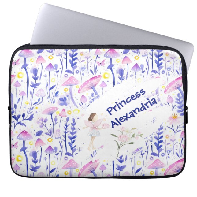 Customised Fairy-tale Enchanted Laptop Sleeve (Front)