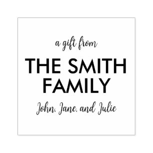 Customised Family Gifting Stamp