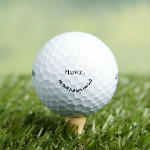 Customised Family Name Minimalist Funny Humour Gol Golf Balls