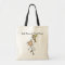 Customised Female Tennis  Player Tote  Bag