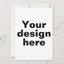 Customised Flat Invitation Card, Custom invite