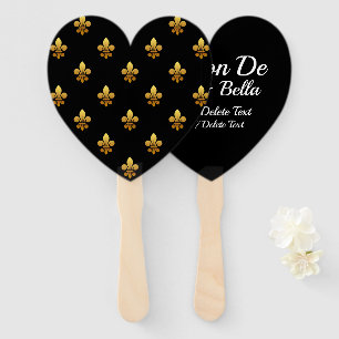 Customised Fleur de Lis Fan