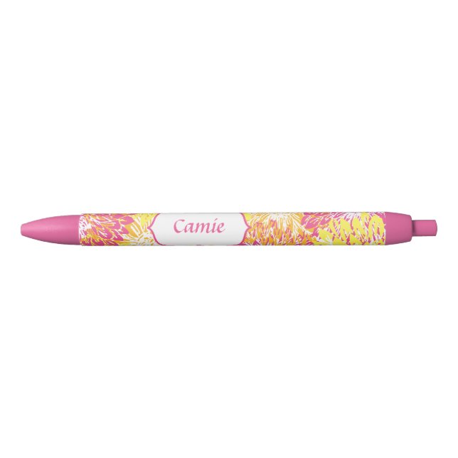 Customised Floral Writing Pens (Front)