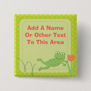 Customised Frog Button