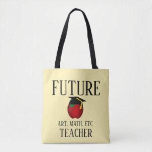 Customised Future Teacher Graduation Tote Bag