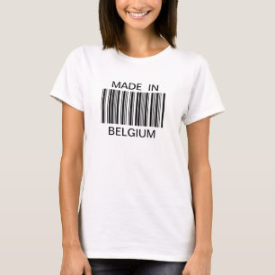 Customised Generic Bar Code Made In T-shirt