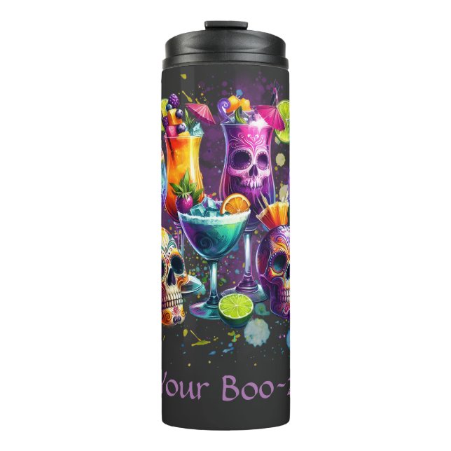 Customised Get you booze On Drinking Halloween  Thermal Tumbler (Front)