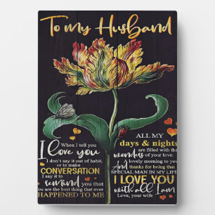 Customised Gift For Husband Best gift for man Plaque