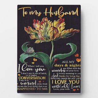 Customised Gift For Husband | Best gift for man Plaque