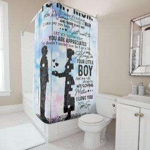 Customised Gift For Mum, Cute Quotes Present, Shower Curtain