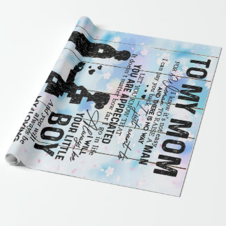 Customised Gift For Mum, Cute Quotes Present, Wrapping Paper