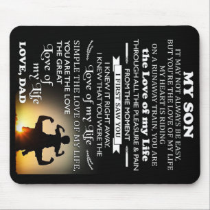 Customised Gift For Son Best gift for kid Mouse Pad