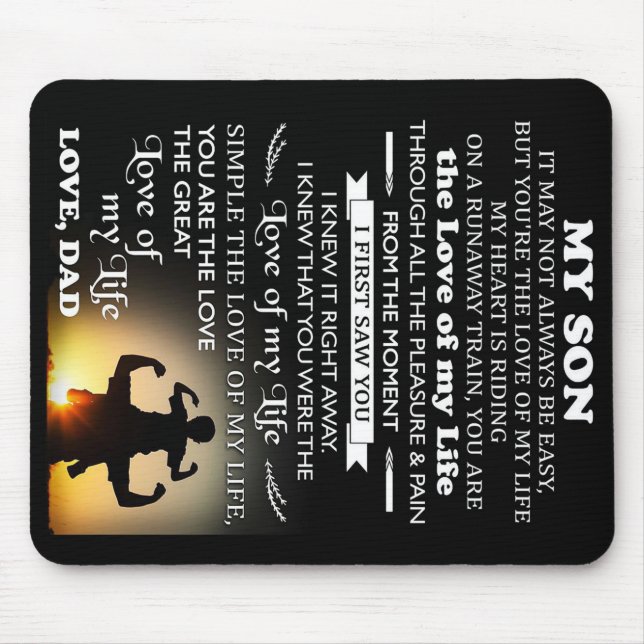 Customised Gift For Son | Best gift for kid Mouse Pad (Front)