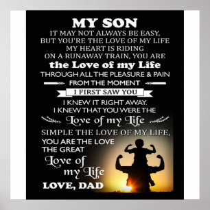 Customised Gift For Son   Best gift for kid Poster