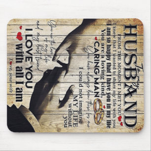 Customised Gift To My Husband, Home Decor Mouse Pad