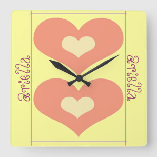 Customised Girly Clock