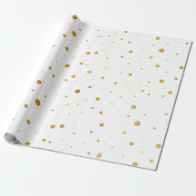 Customised Gold Foil Luxury Pattern Wrapping Paper