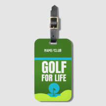 Customised Golf Club Luggage Tag