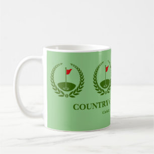 Customised Golf Club Member Gift Coffee Mug