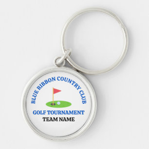 Customised Golf Course or Country Club Key Ring