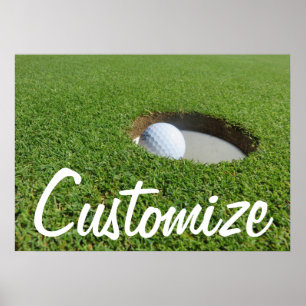 Customised Golf Poster