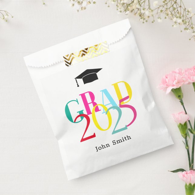 Customised GRAD 2025 Graduation Favour Bag (Sealed)