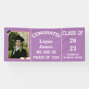 customised graduation 2025 with name and Photo Banner