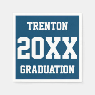 Customised Graduation Day Party Supplies Idea Napkin