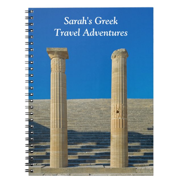 Customised Greek Travel Notebook (Front)