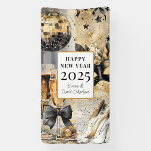 Customised Happy  New Year 2025 Banner