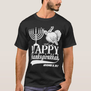 Customised Happy Thanksgivukkah T-Shirt