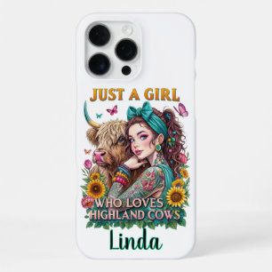 Customised Highland Cow  iPhone 16 Pro Max Case