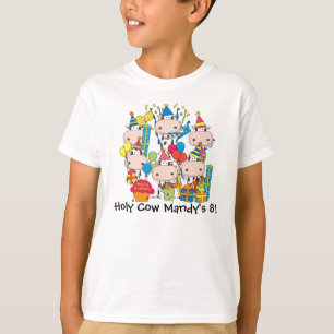 Customised Holy Cow Birthday T-shirt