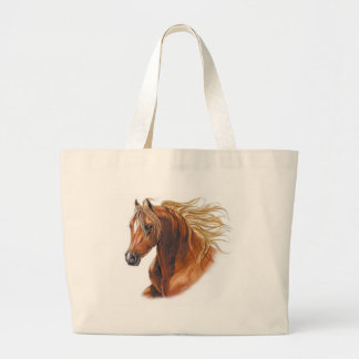 Customised Horse Invitations and Cards Large Tote Bag