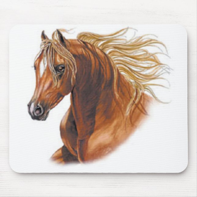Customised Horse Invitations and Cards Mouse Pad (Front)