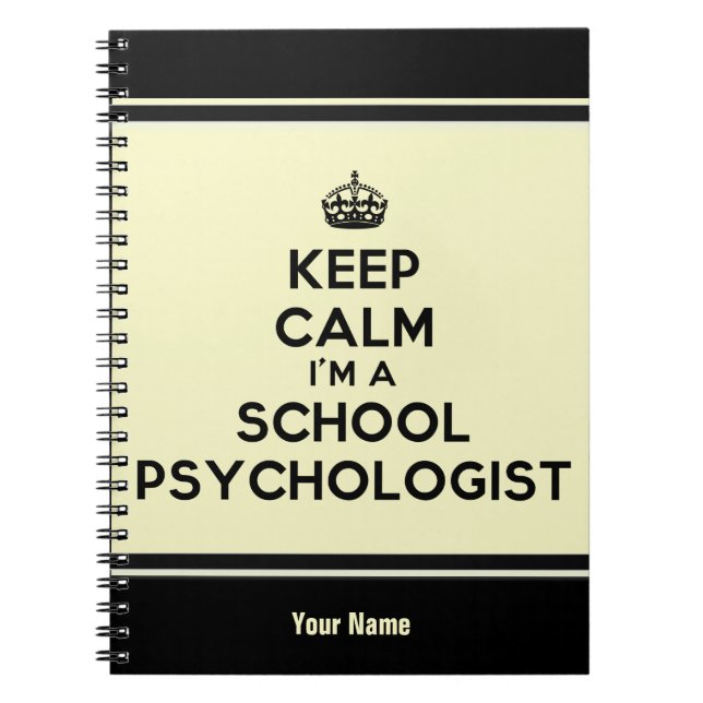 Customised I'm A School Psychologist Note Book (Front)