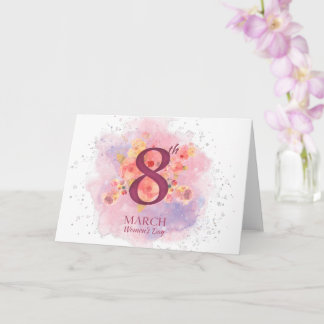Customised International Women's Day Watercolor Card