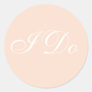 Customised Invite Linen Classic Round Sticker