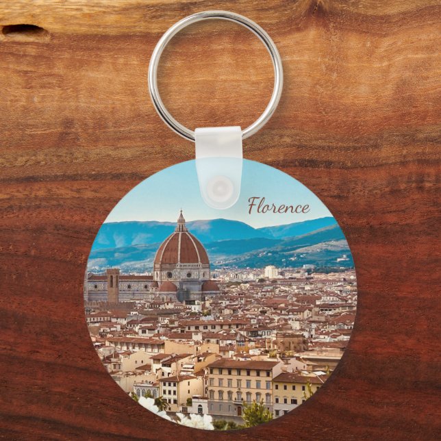 Customised Italy Florence Photography Key Ring (Front)