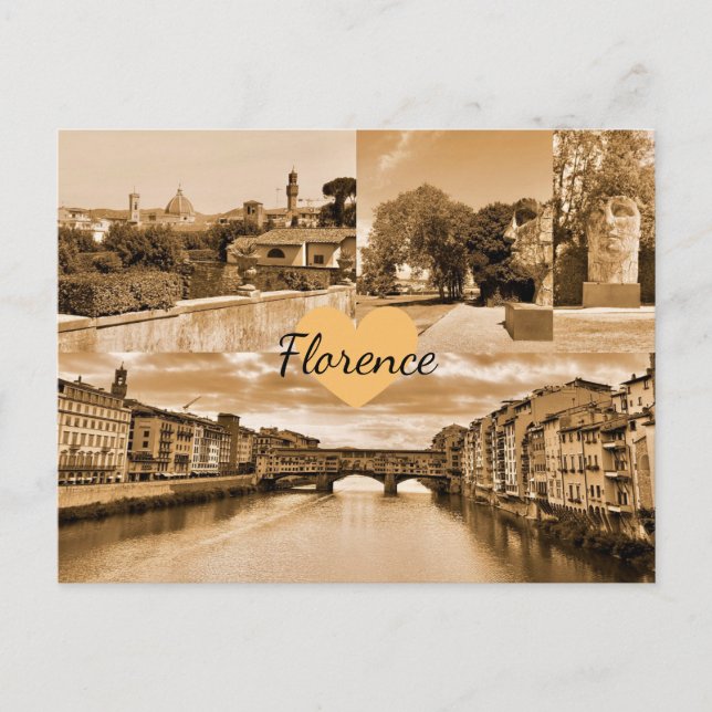 Customised Italy Florence Photography Postcard (Front)